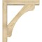Ekena Millwork Legacy Block Rough Sawn Bracket w/ Offset Brace, Douglas Fir, 6"W x 32"D x 36"H BKT0604X32X36LEC05RDF - alternate 4